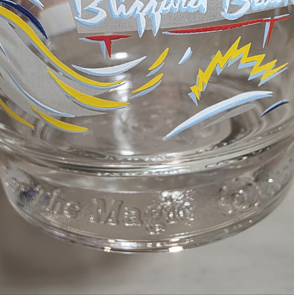 Disney 25th Anniversary Commemorative Set Of 4 Beverage Glasses Like New - Picture 11 of 13